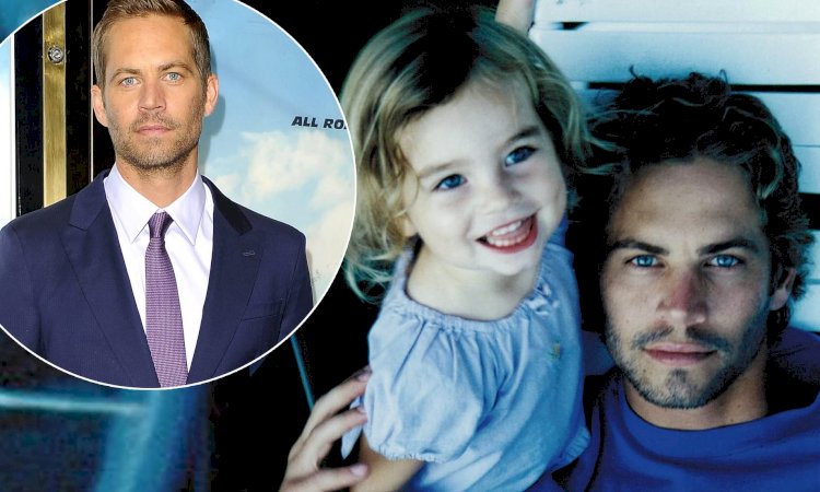 paul walker with daughter